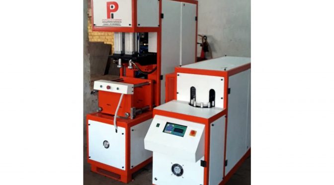 SEMI-AUTOMATIC PET BOTTLE BLOW MOULDING MACHINE