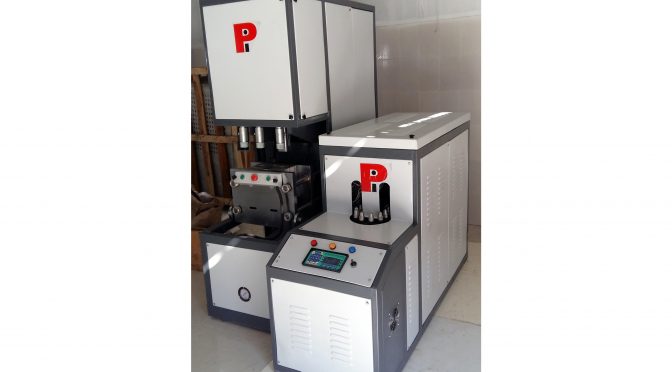 SEMI-AUTOMATIC PET BLOW MOULDING MACHINE